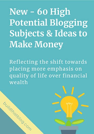 New List of 60 Lower Competition and Higher Potential Blogging Subjects