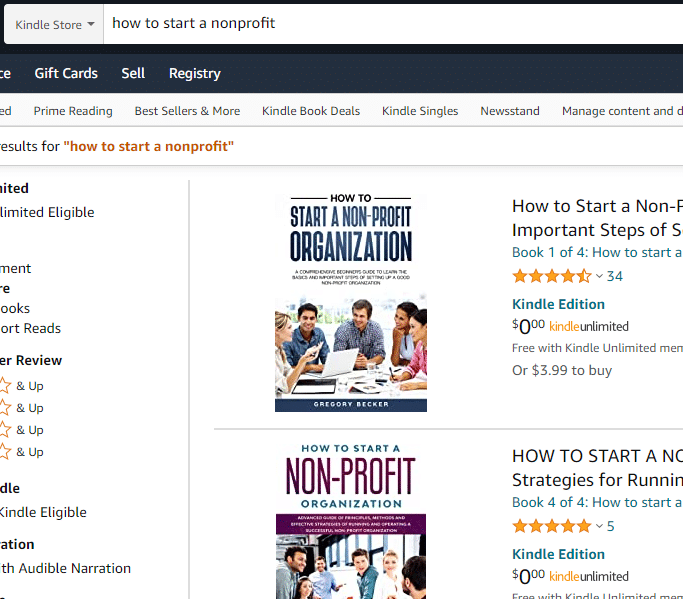 search amazon kindle