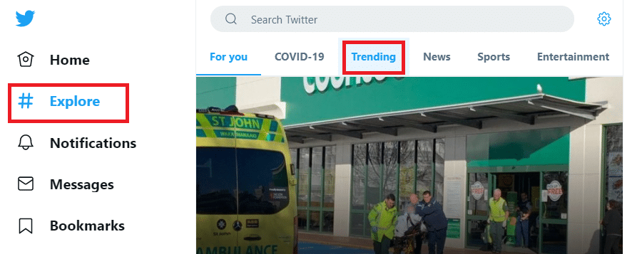Twitter trends